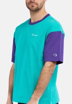 CrewneckT-Shirt Con StampaTurquoise/Navy Uomo T-shirt E Polo C0T22O019-L11 -Pier One Italia 2025 cc9712b715734670ad6bab5177e54e7c