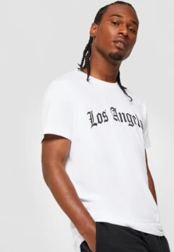 Mister Tee Los Angeles WordingT-Shirt Con StampaWhite Uomo T-shirt E Polo M0M22O0SB-A11 -Pier One Italia 2025 cf0c21a355b541c3b3d6a12dbd5aab4c
