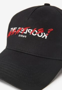 THE KOOPLES Schwarze Baumwollkappe Mit LogoCappellinoBlack Uomo Cappellie Berretti THA54Q00E-Q11 -Pier One Italia 2025 d2db576850cf49888fd8c50628bcbd58