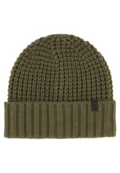 AllSaints Chunky Waffle Stitch - Berretto - Green