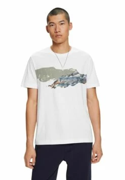ESPRIT T-Shirt Con StampaWhite Uomo T-shirt E Polo ES122O14U-A11 -Pier One Italia 2025 d7b9328ca47e410892f39da8c58ed2be