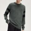 Fred Perry GirocolloMaglioneVerde Uomo Maglieria FR822S02C-M11