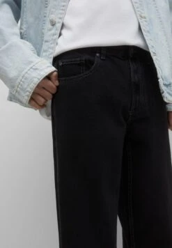 PULL & BEAR Wide - Jeans Baggy - Black -Pier One Italia 2025 e253f85c920b48d4a8b1d7e4ff8137b7