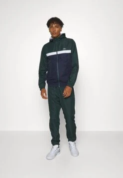 Lacoste Sport Tracksuit Hooded TutaSinople/Navy Blue-White Uomo Pantaloni Sportivi E Joggers L0642K028-M11