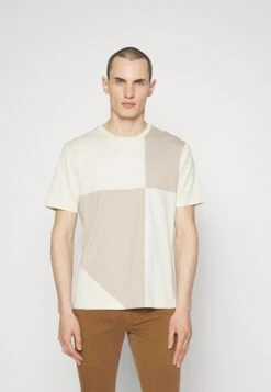 Emporio Armani T-Shirt Con StampaSilver Beige Uomo T-shirt E Polo EA822O0BG-A11