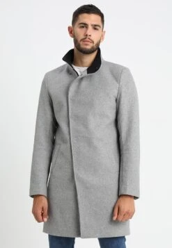 Only & Sons Onsoscar Coat - Cappotto Classico - Light Grey Melange