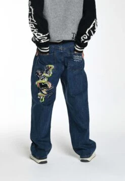 Ed Hardy Panther-Slither Tattoo Graphic - Jeans Baggy - Indigo -Pier One Italia 2025 f4f4e425b1b84235b070b61f85929e2d