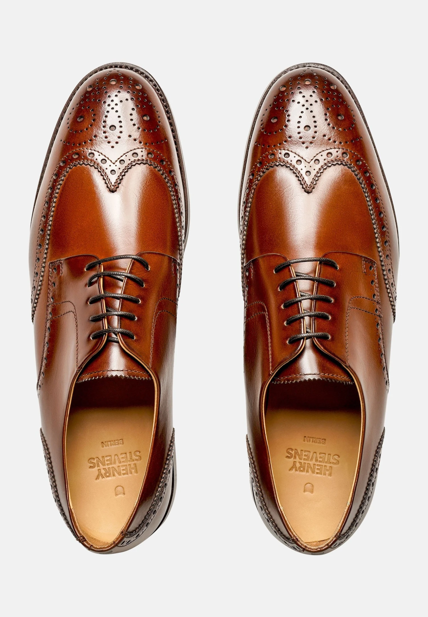 Winston Fbd - Stringate Eleganti - Mittelbraun 5 Winston Fbd - Stringate Eleganti - Mittelbraun - immagine 3