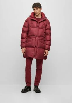 Boss CondoloCappotto InvernaleDark Red Two Uomo Cappotti BB122T1C8-G11
